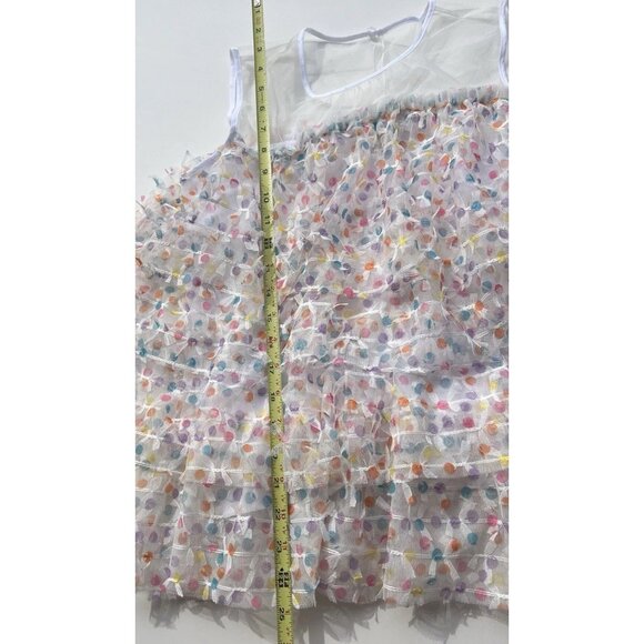 Norstrom Dot Top White Multicolor Dotted Sleeveless Women’s Sz Small NWT - Picture 3 of 13